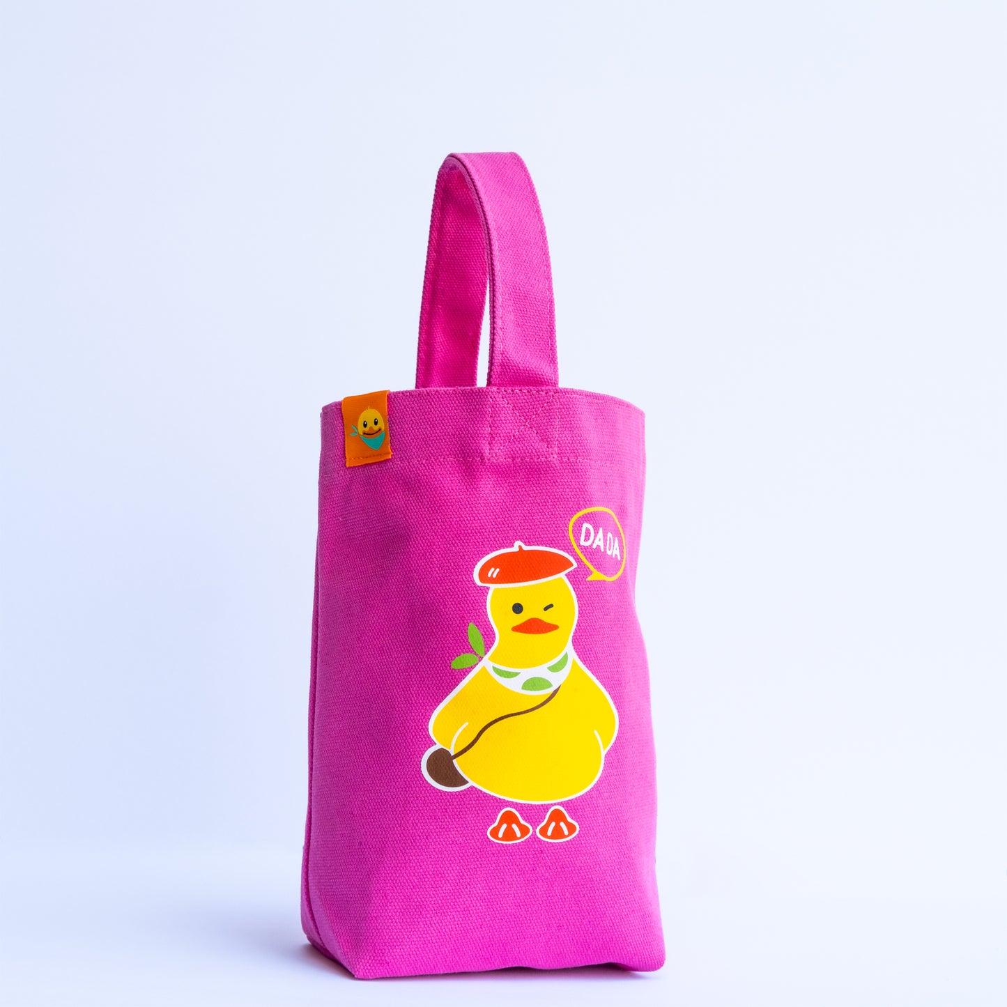 Canvas Bottle Bag-City Duck