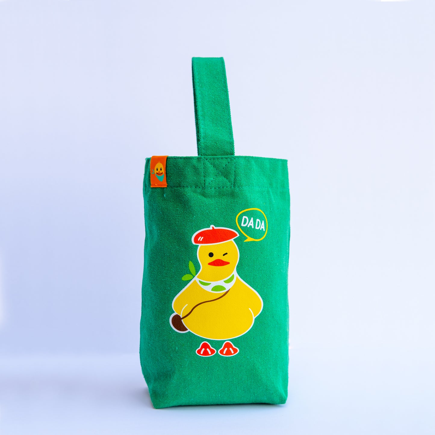 Canvas Bottle Bag-City Duck