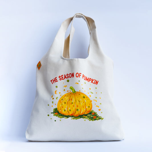 Canvas Grocery Bags-Pumpkin Season