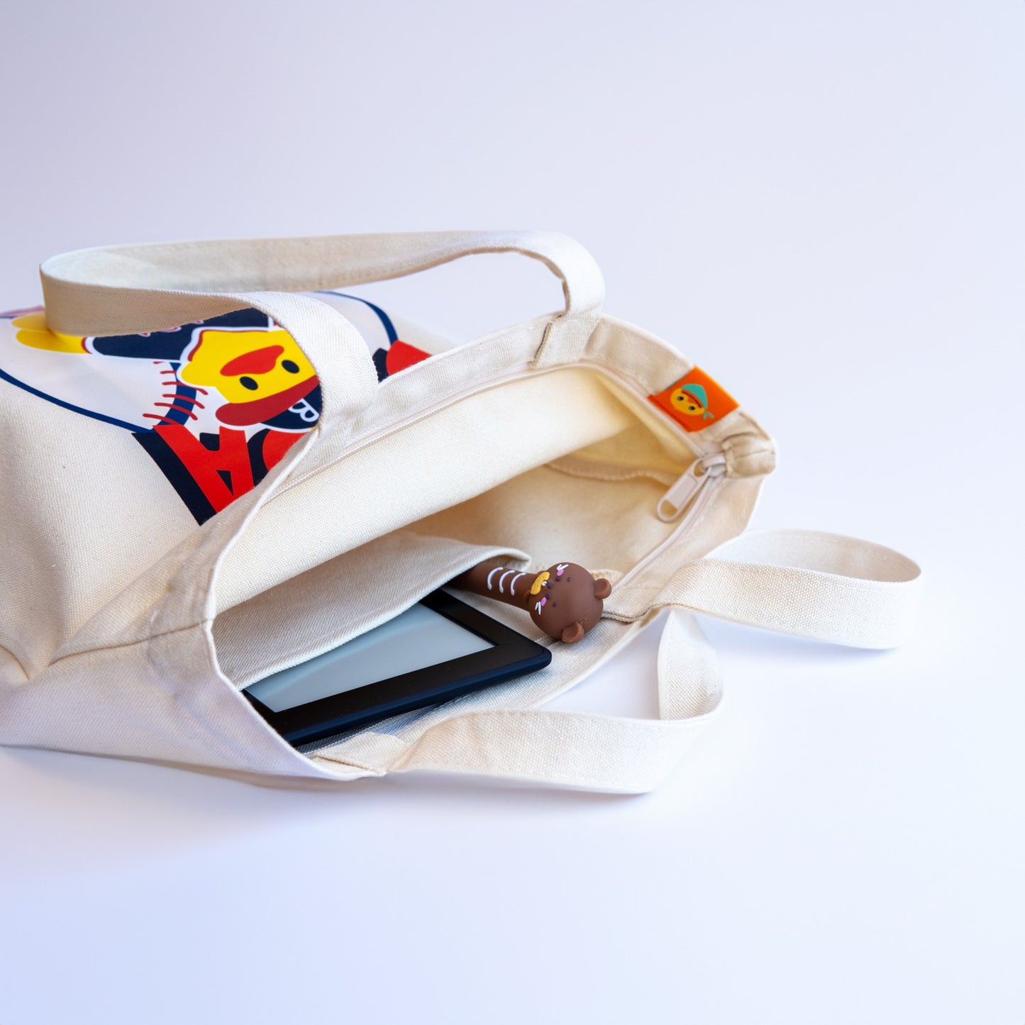 Canvas Easy Zipper Tote- DADA Baseball