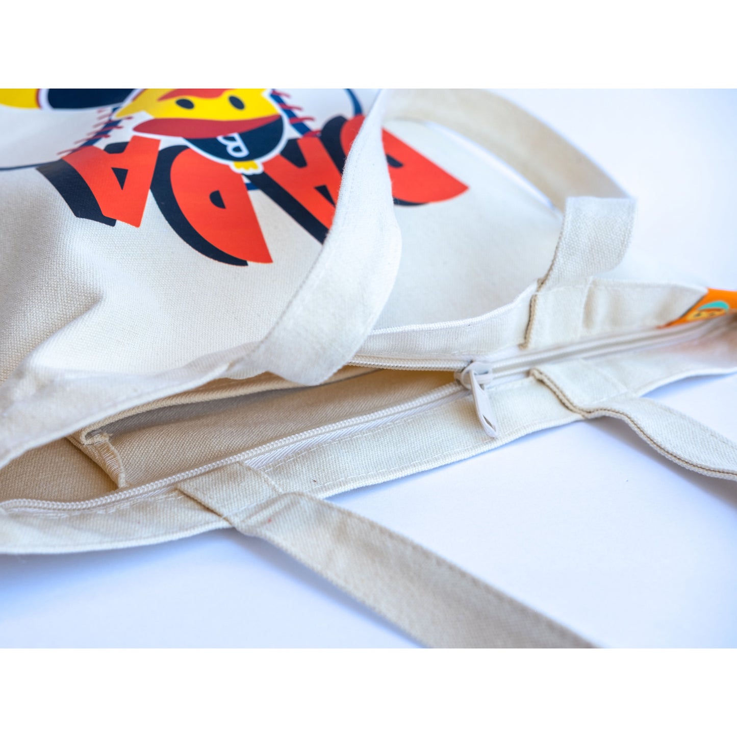 Canvas Easy Zipper Tote- DADA Baseball