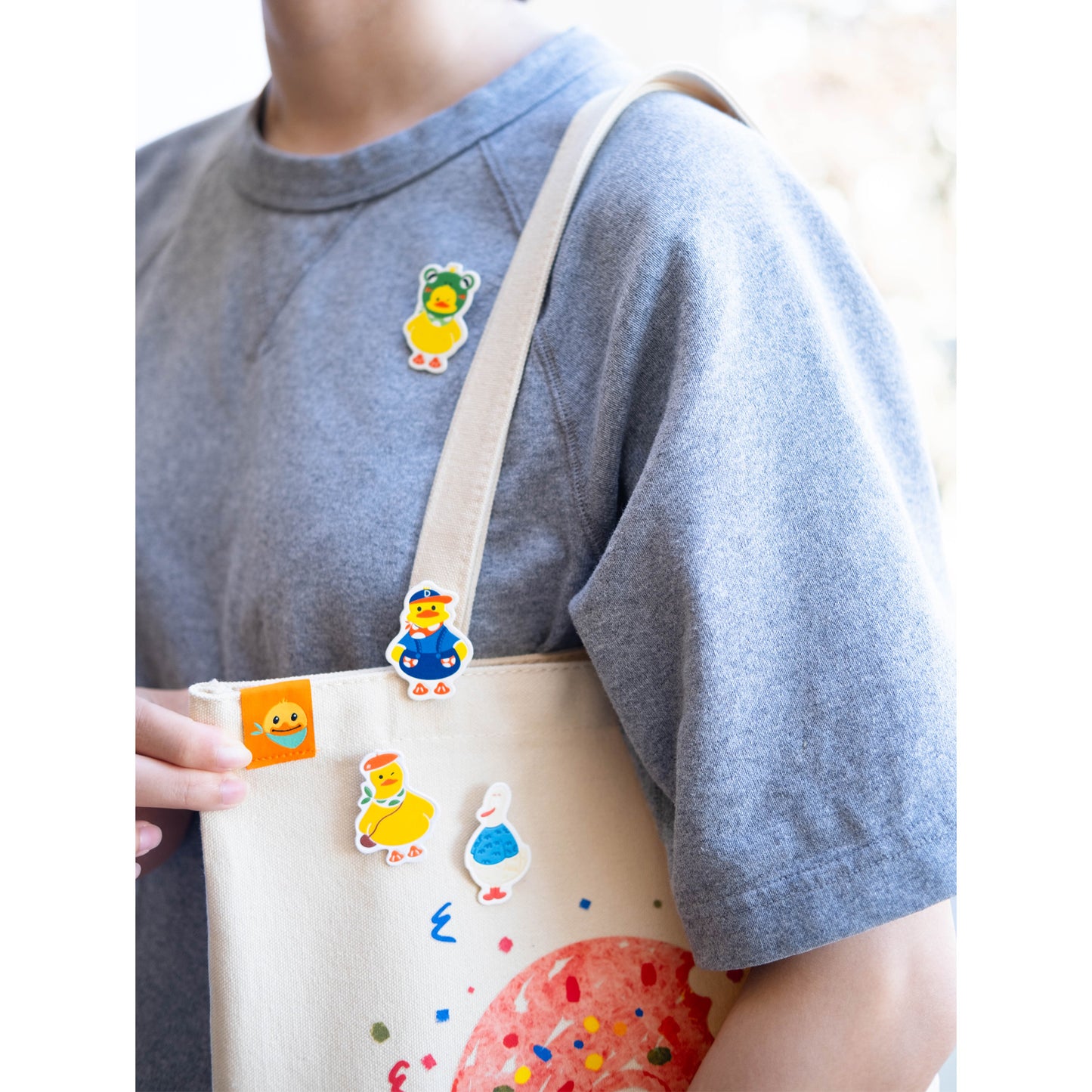 Canvas tote-Donut Worry