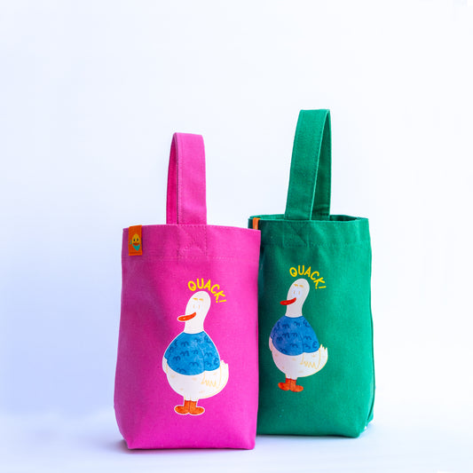 Canvas Bottle Bag-Ugly Sweater